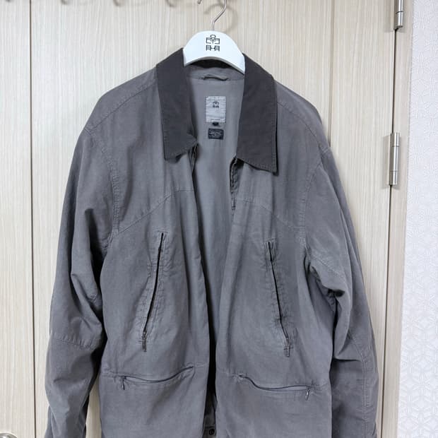 [3]폴리테루 25fw 5zip집 자켓 그레이베이지