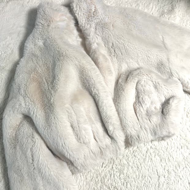 블랙업 세미크롭 퍼자켓