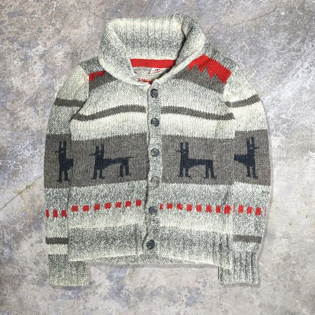 vintage pattern sweater