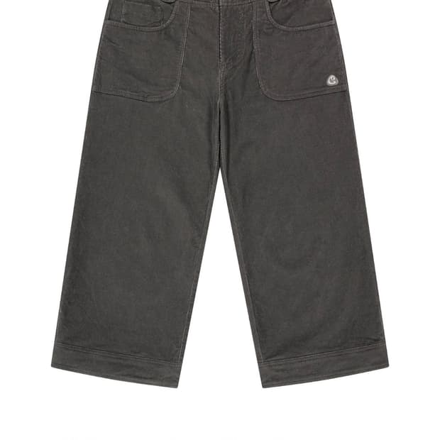 코이세이오 RUSTIC CORDUROY CAPRI PANTS CHARCO