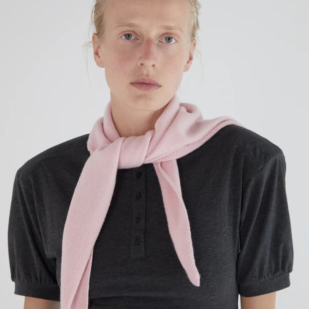 팔로마울 Prima 울 스카프/소프트 핑크