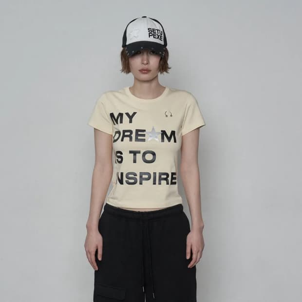 셋업엑스이 DREAM PIERCING TOP / YELLOW
