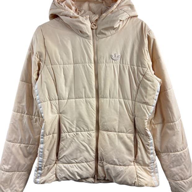 아디다스 베이지 화이트 패딩1487