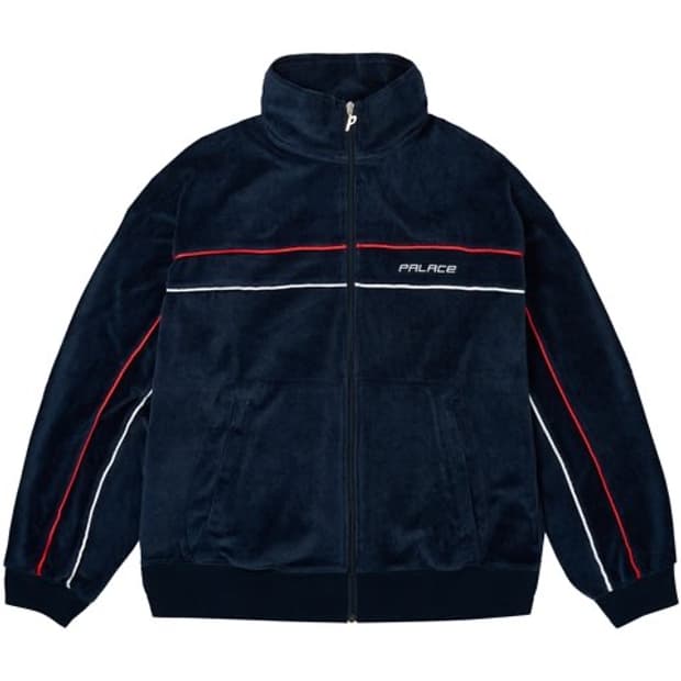 [1회착용] palace 팔라스 파이프드 벨루어 자켓 S