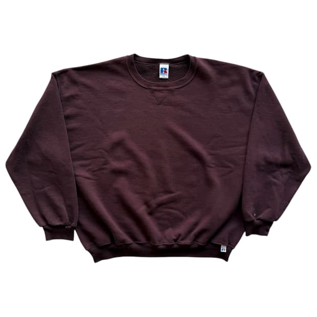00s 러셀 스웻셔츠 브라운