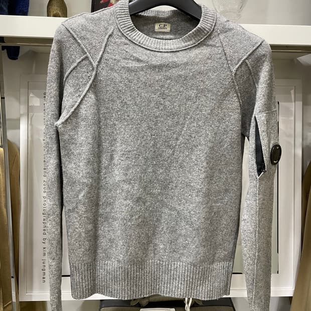 CP컴퍼니/그레이 울혼방 고글니트티(S)