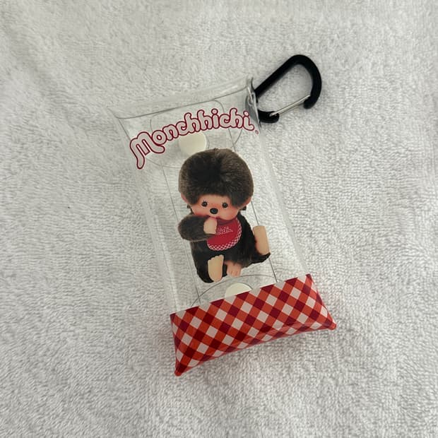 몬치치 pvc 카라비너 파우치