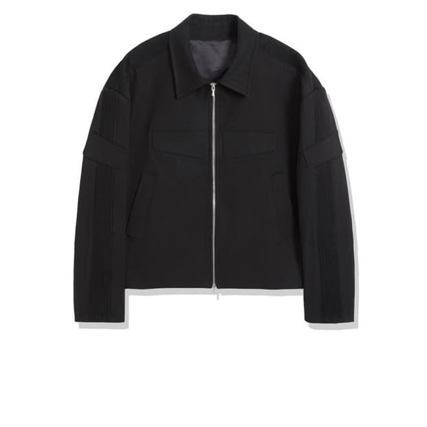 STU EMBO RACING JACKET BLACK