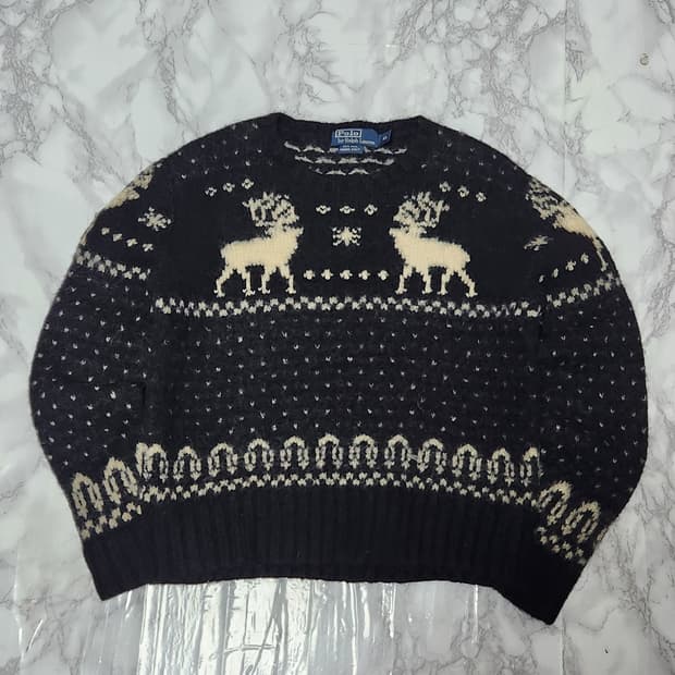 폴로 랄프로렌 코위찬 핸드 니트