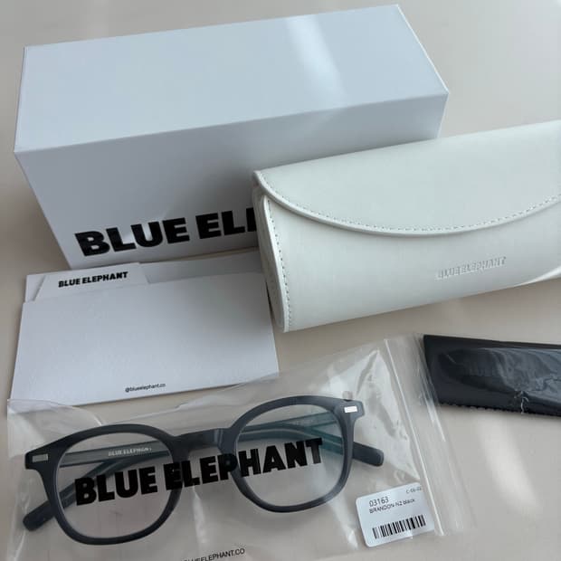 블루엘리펀트 brandon N2-black 뿔테안경