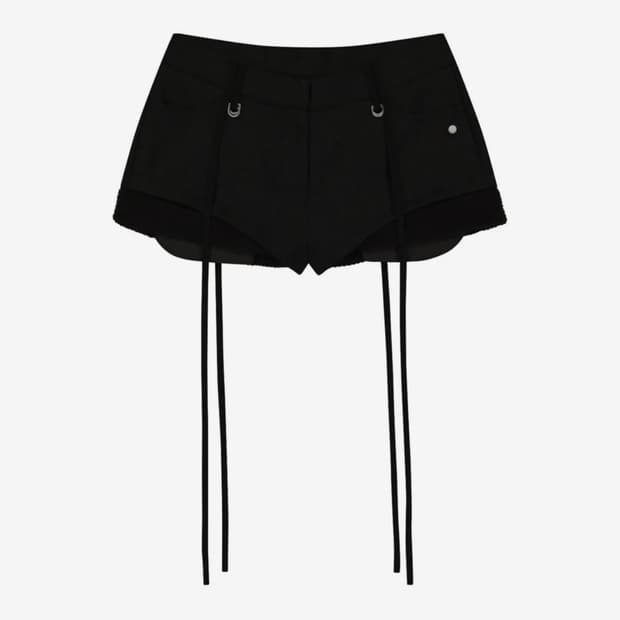 오호스 Micro Wool Shorts / Black