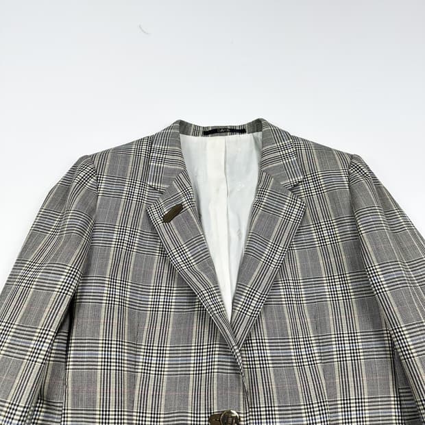 닥스 클래식 투버튼 체크 블레이저 자켓 (M 여성추천)