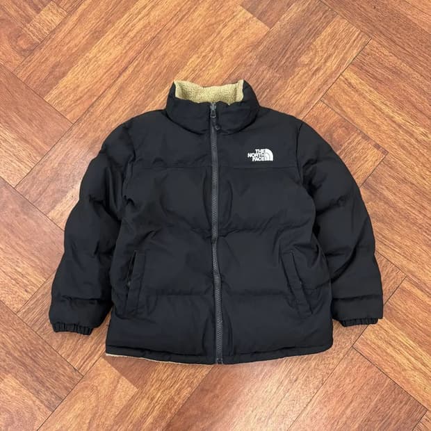 130 노스페이스 키즈 비베러 리버시블 양면 자켓 