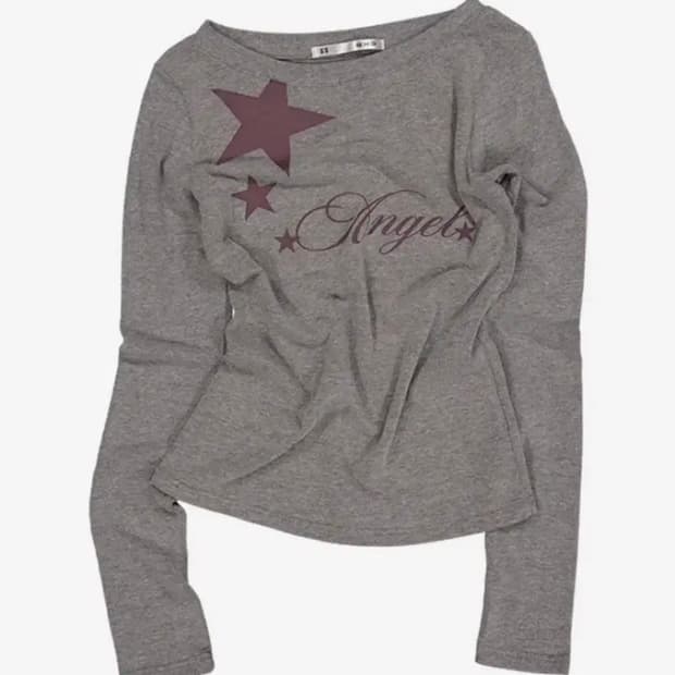 셋업이엑스이 ANGEL BOATNECK TOP / GRAY