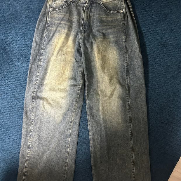 파브레가 카이로 사이드 패널 데님 팬츠 오크 블루 1사이즈