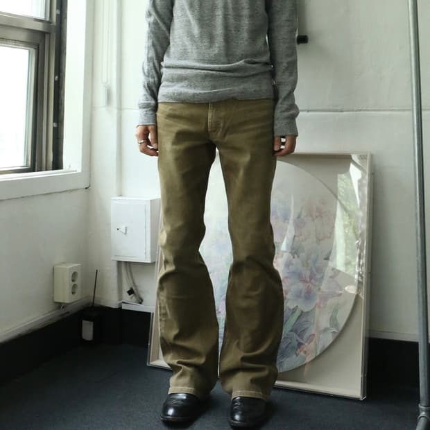 LEE 브라운 부츠컷 팬츠