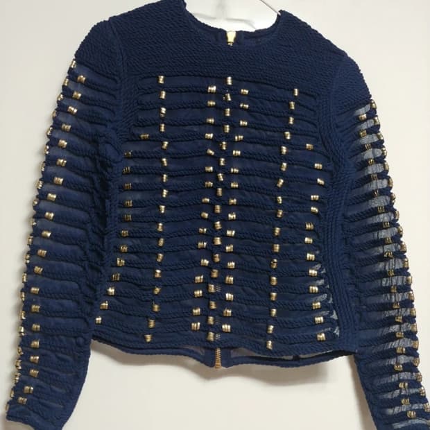 발망 H&M 콜라보 블라우스 36사이즈