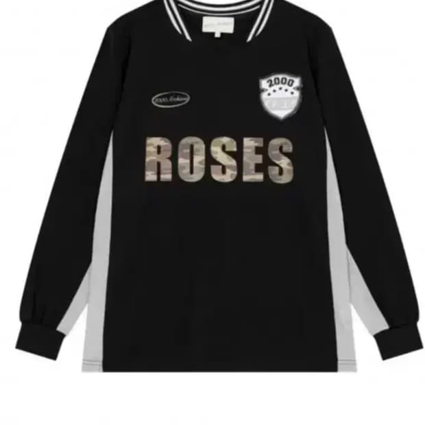 2000 Archives Roses 롱슬리브 블랙 카모 2000아카이브