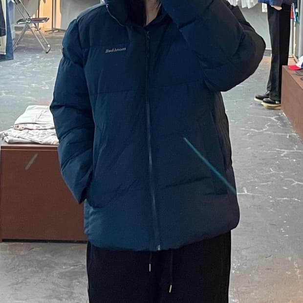 몽벨 청록 후드 패딩 H1389