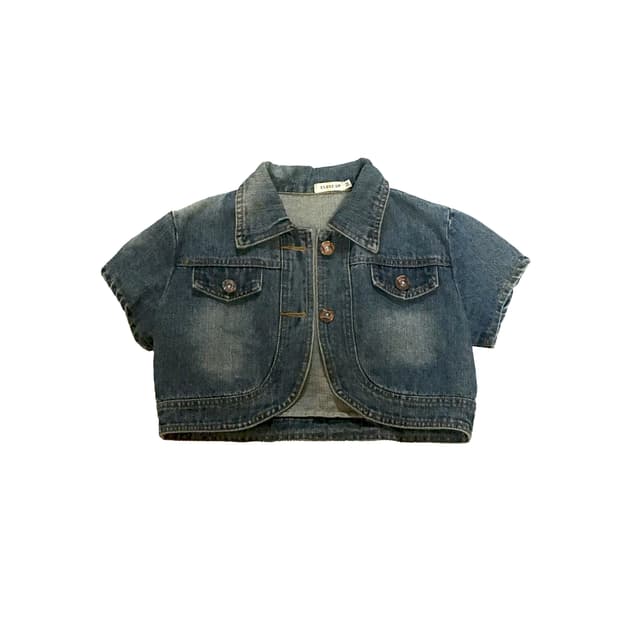 청볼레로 반팔청자켓 데님자켓 히메갸루 히메카지