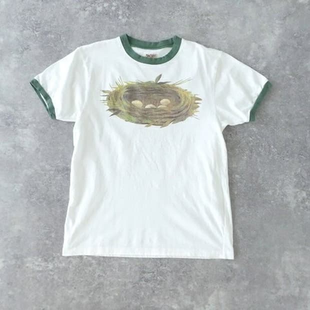 Kapital 캐피탈 nest 반팔 둥지 링거티 1사이즈