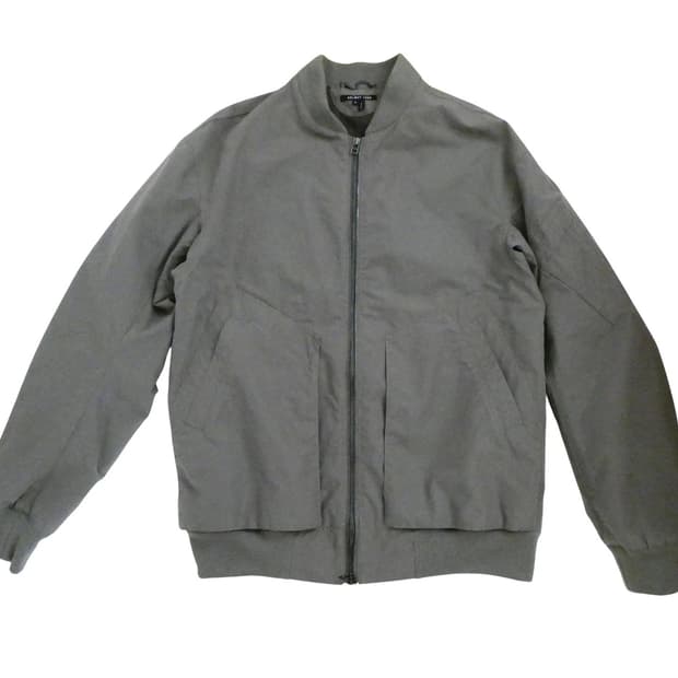 헬무트랭 봄버 자켓 그레이 