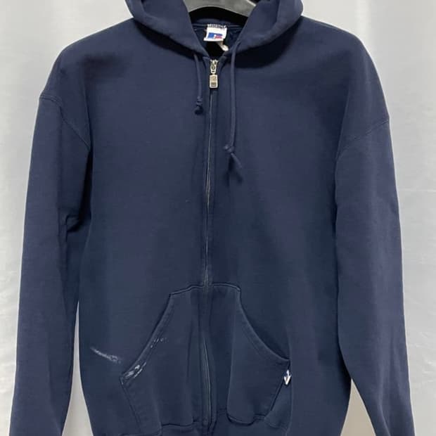 XL) 러셀 네이비 후드 집업