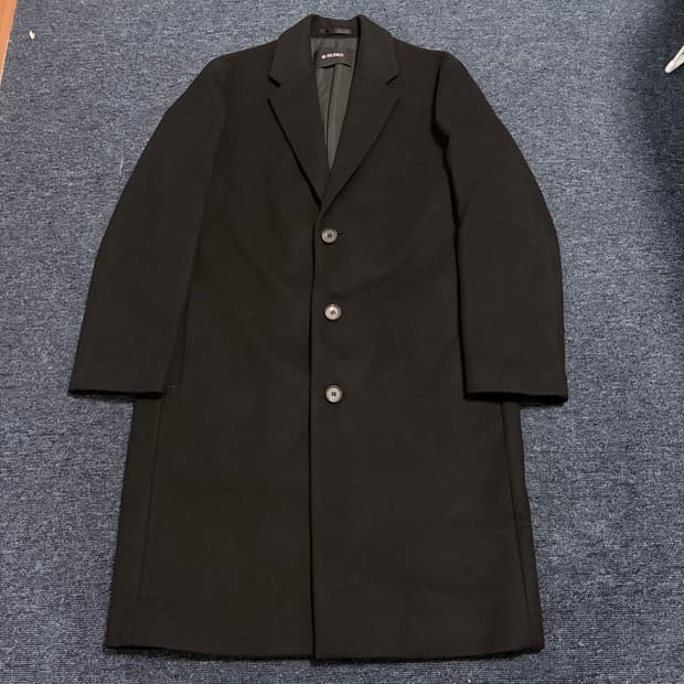 인사일런스 울캐시미어 싱글 롱 코트