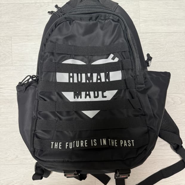 휴먼메이드 밀리터리 백팩 블랙 HM27GD100