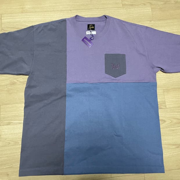 니들스 NEEDLES x TS(S) 3Color Block Tee