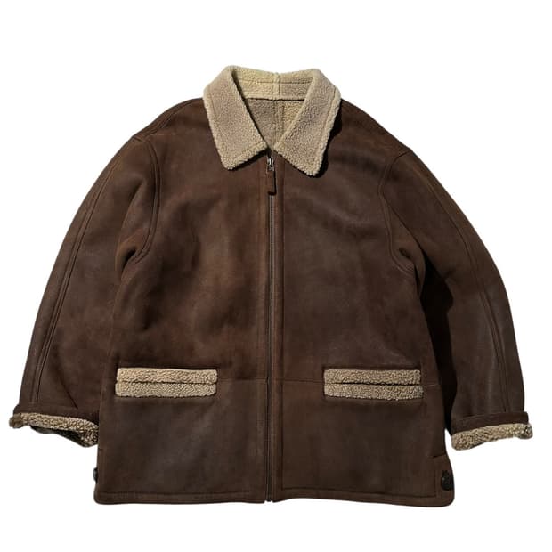 Finlandia 램스킨 시어링 싱글 무스탕 자켓