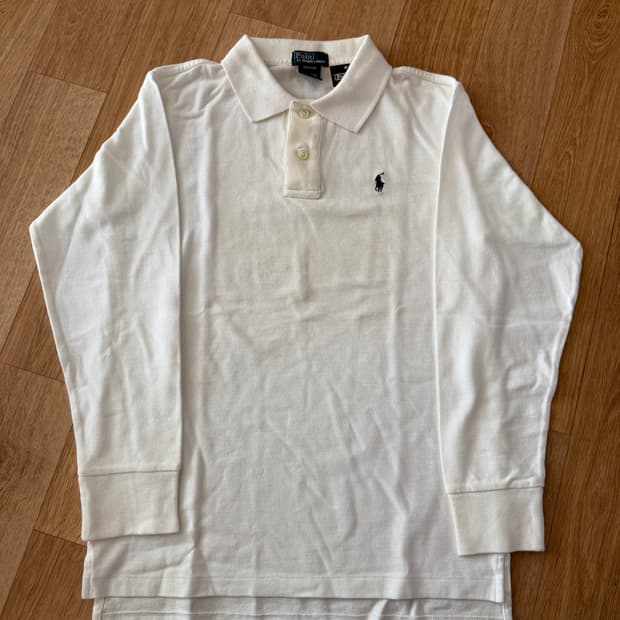 폴로 랄프로렌 보이즈 긴팔 카라티 M(12-14)