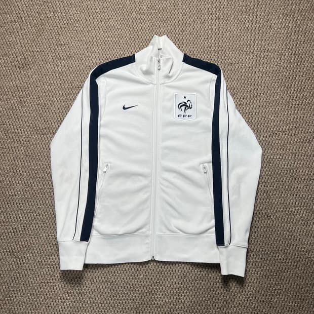 나이키 프랑스 국대 트랙탑 져지 화이트 M