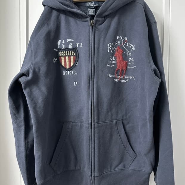 폴로 빅포니 후드집업 L
