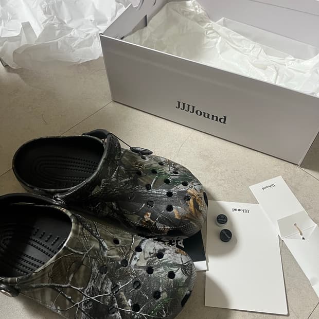 JJJound × Crocs 자운드 크록스 리얼트리 카모 클로그(280)