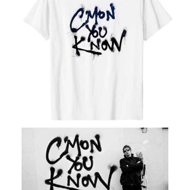 리암갤러거 공식 C’Mon You Know 밴드 투어 티셔츠