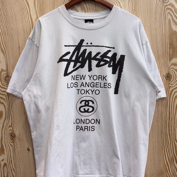 스투시 월드투어 티셔츠