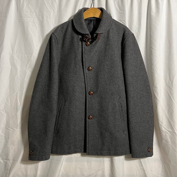 Beams . 브레드버튼 울 자켓