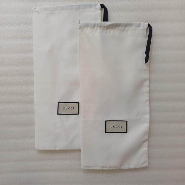 구찌 명품 신발 슈즈 소품 더스트백 2장 미사용 사랑봉봉