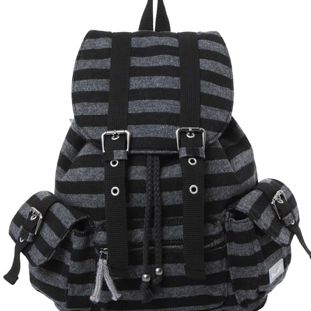텐스댄스 파히섬 WOOL STRIPE BACKPACK_BLACK