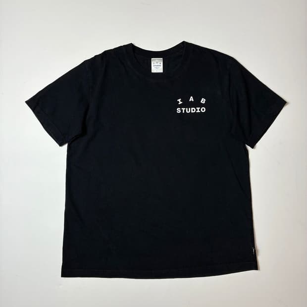 아이앱스튜디오 빅로고 오버핏 반팔 티셔츠 PN8587