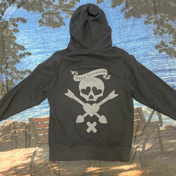 Nike Vandals Skull Back print Hoodie M