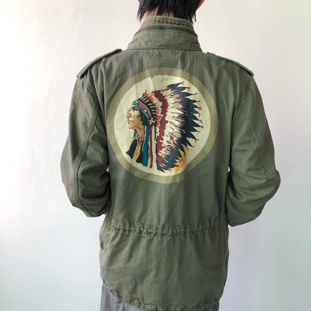 폴로 데님 앤 서플라이 M65 인디안 필드 자켓