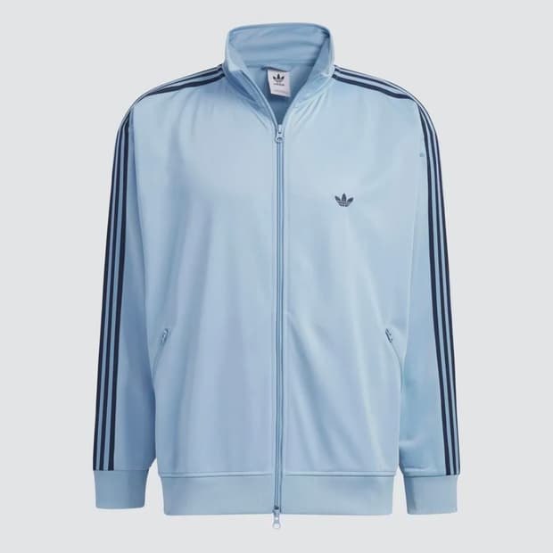 아디다스 배켄바우어 트랙탑 스카이블루 L