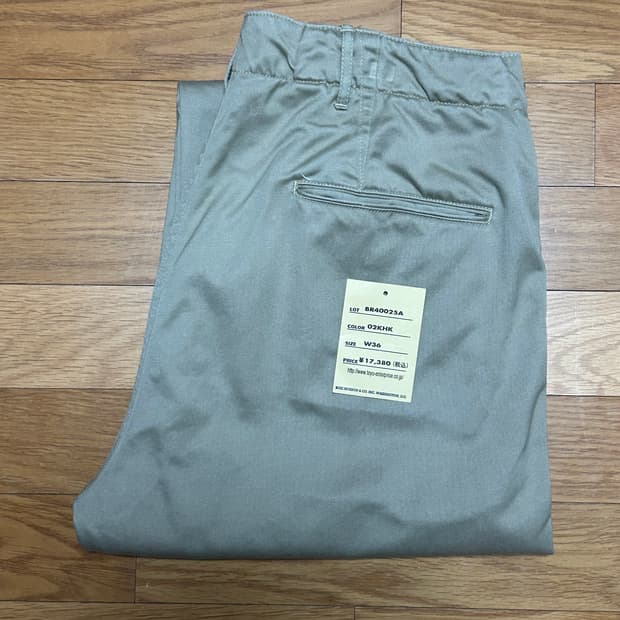 버즈릭슨 오리지널 스펙 치노 36