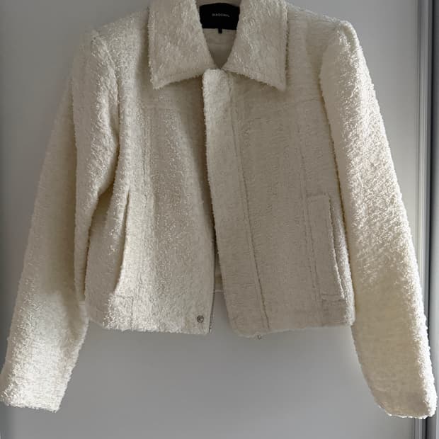 다이애그널 트위드 자켓 