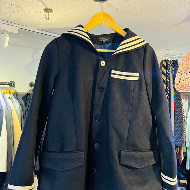A.P.C. 세일러 울 자켓