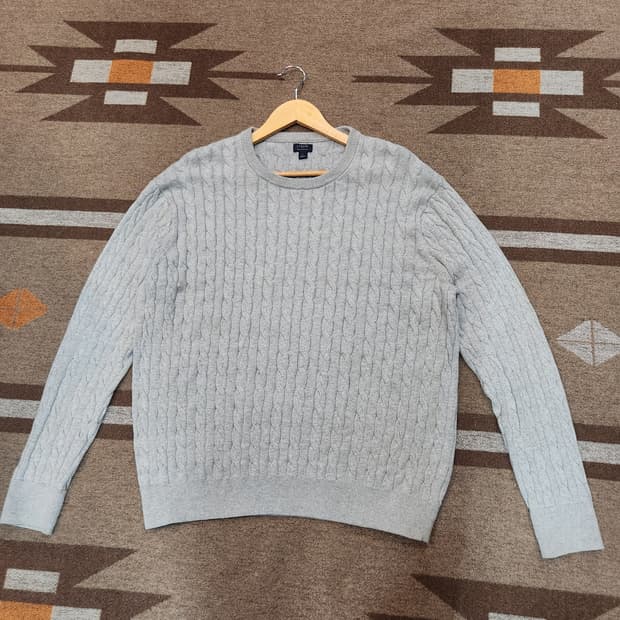 J.crew 제이크루 코튼 케이블 니트 L