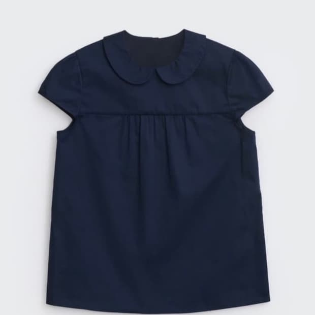 코스모스 cosmoss shirring cap blouse