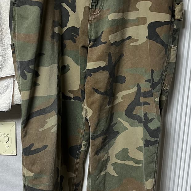 (구매)뤡코즈 이스트사이저 카모 팬츠 1사이즈 삽니다